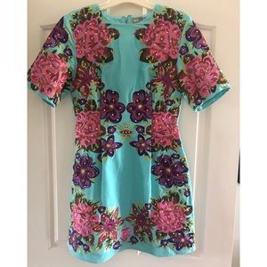 ASOS Turquoise Floral Dress